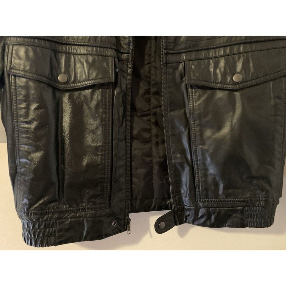Motorcycle Jacket Insulated Studded Leather International Collection Sz42 Vtg - Picture 9 of 16